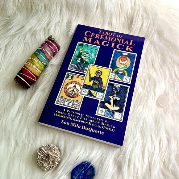 Vintage 1995 Tarot of Ceremonial Magick Deck and Book Set - OOP - RARE